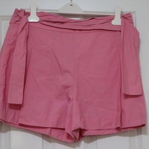 J crew Pink bowtie shorts